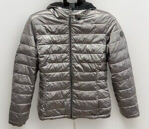 Andrew Marc Silver Puffer Coat Women’s Small